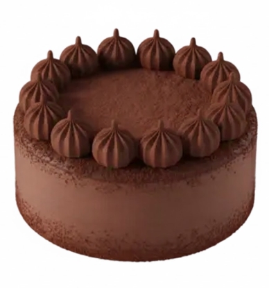 4 ile 6 kişilik çikolatalı yaş pasta pasta