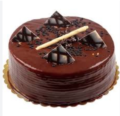 Gurme Çikolatalı Sade Yuvarlak Pasta 2-3 Kişilik pasta