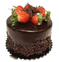 Yoğun Kakaolu ve Çikolatalı Mini Yaş Pasta pasta